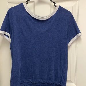 Blue h&m basic tee